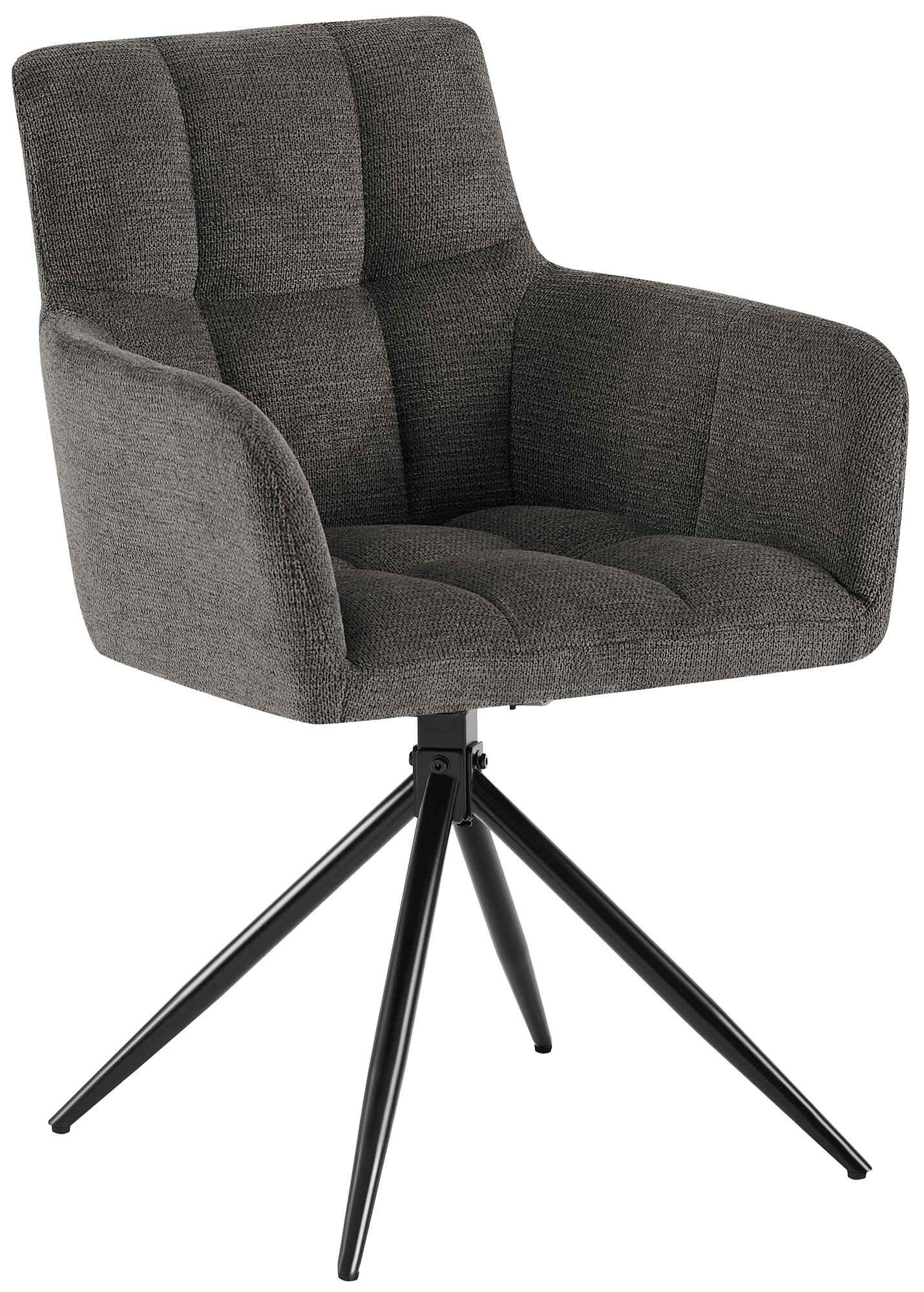 Esszimmerstuhl Jonah Stoff, dunkelgrau