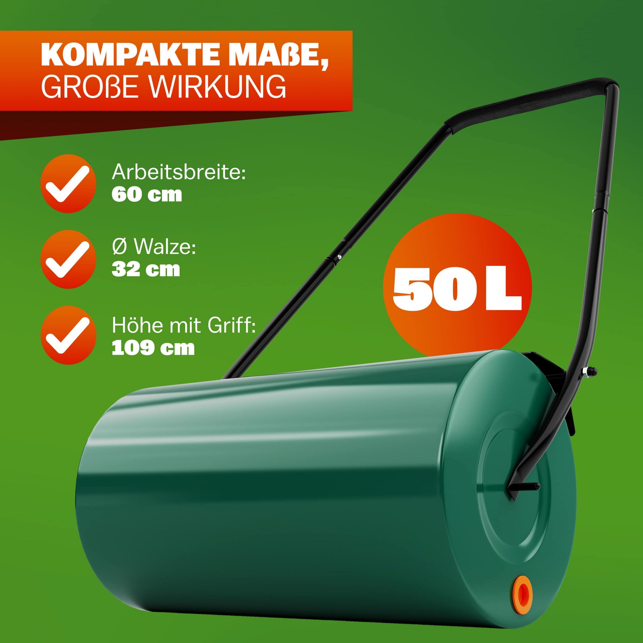 Rasenwalze Grün 60cm