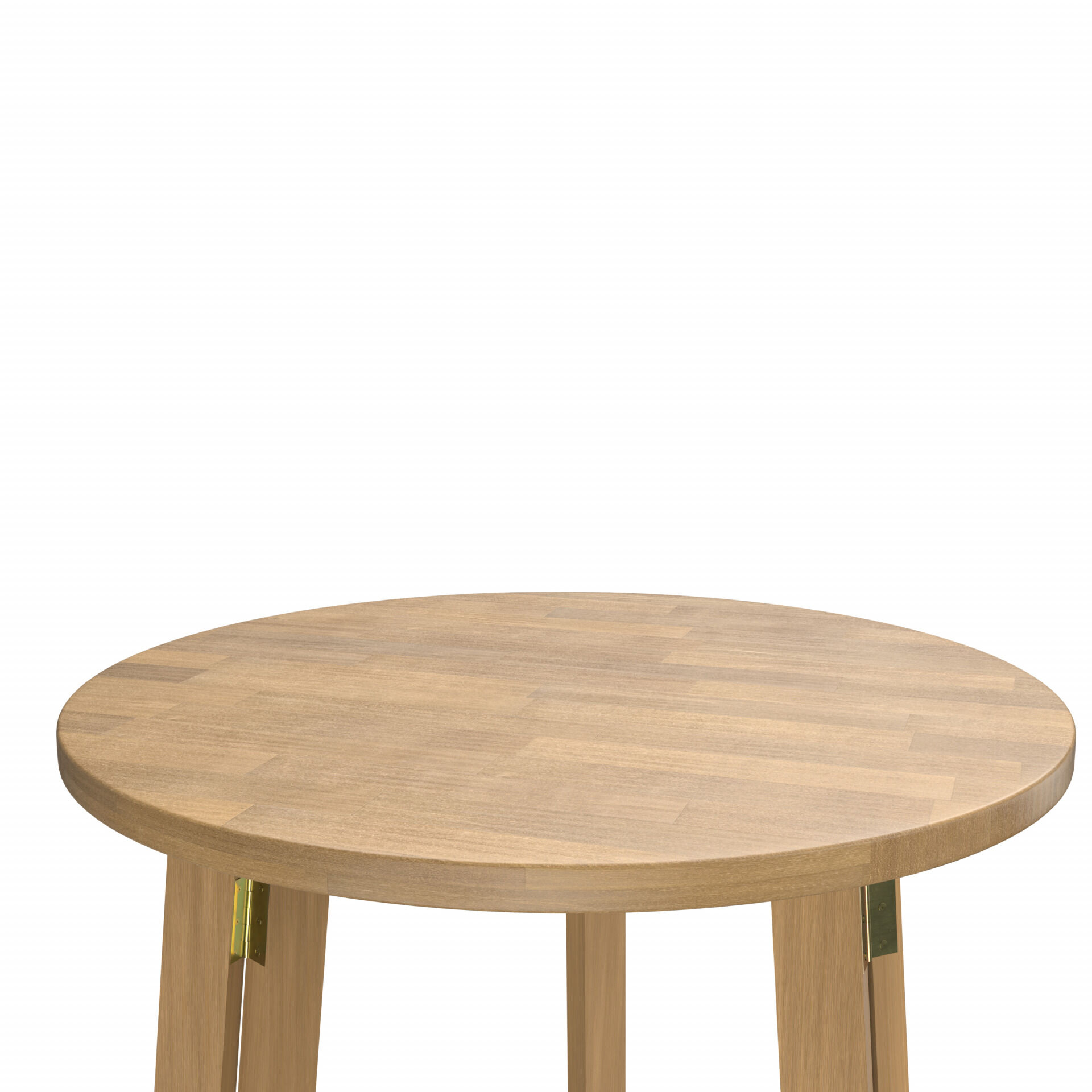 Stehtisch klappbar Akazienholz Ø80cm H110cm wetterfest stabil