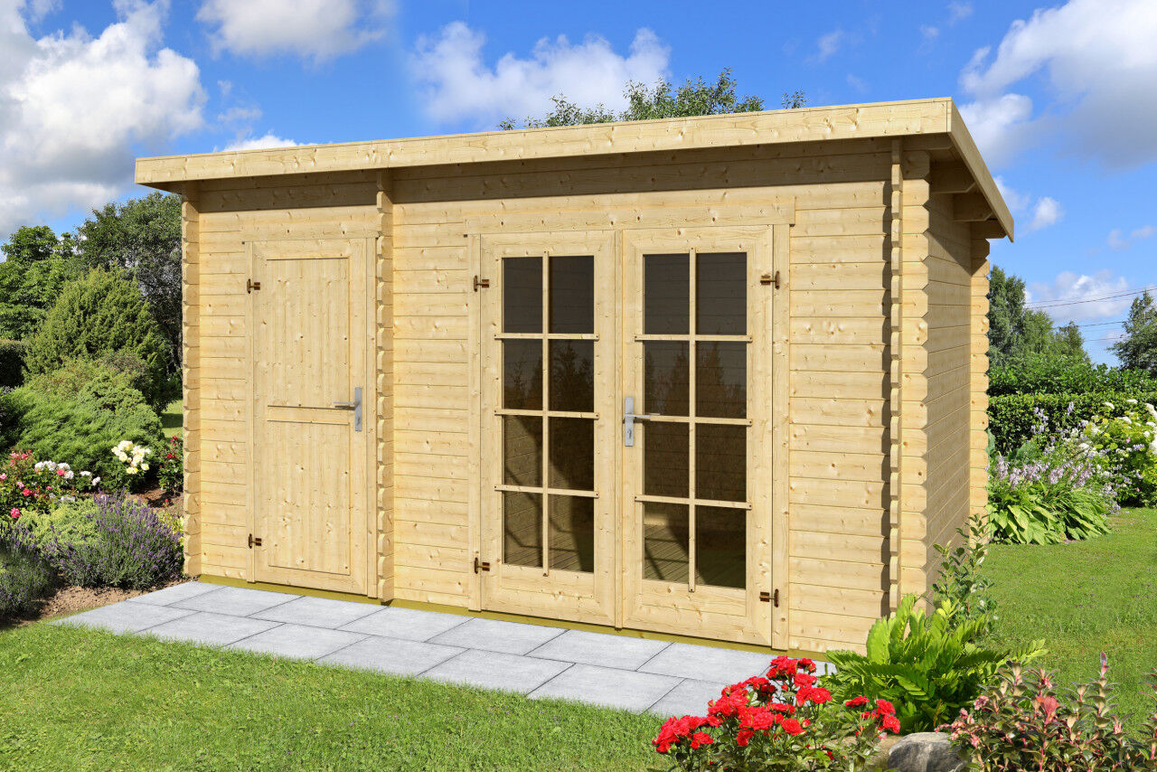 Pultdach Gartenhaus Lasita Maja Belmont 1