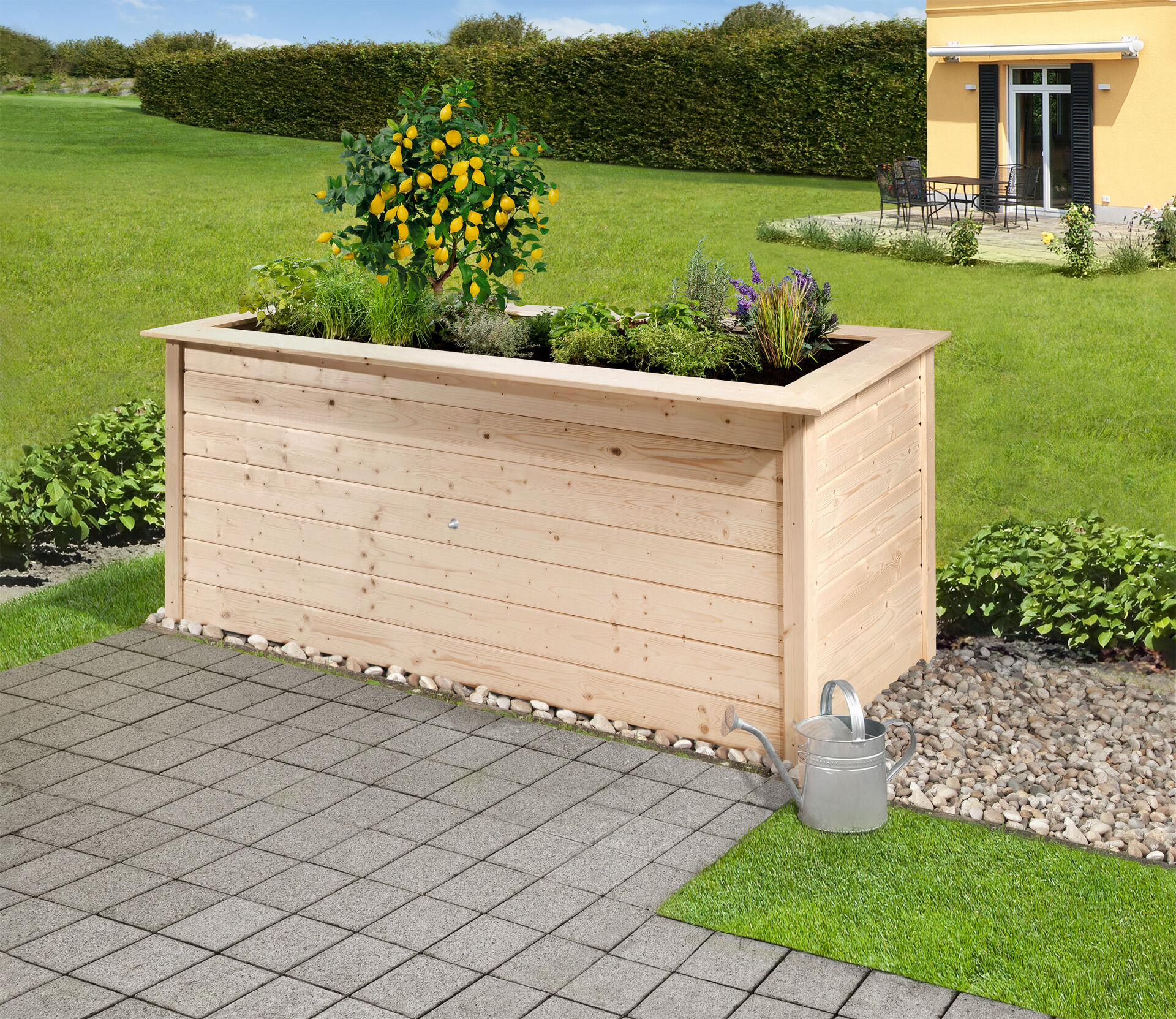 weka Profi-Hochbeet 669 C, natur, 28 mm