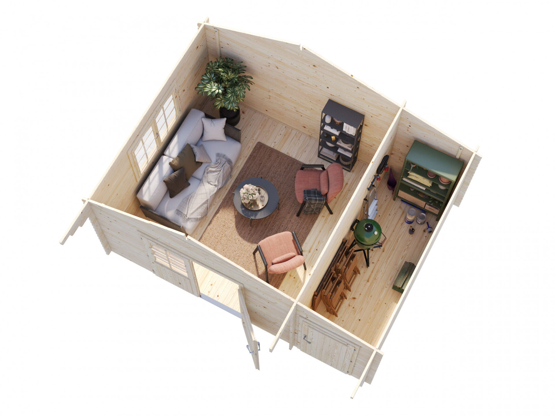 Palmako Gartenhaus Emma 14,2 m²