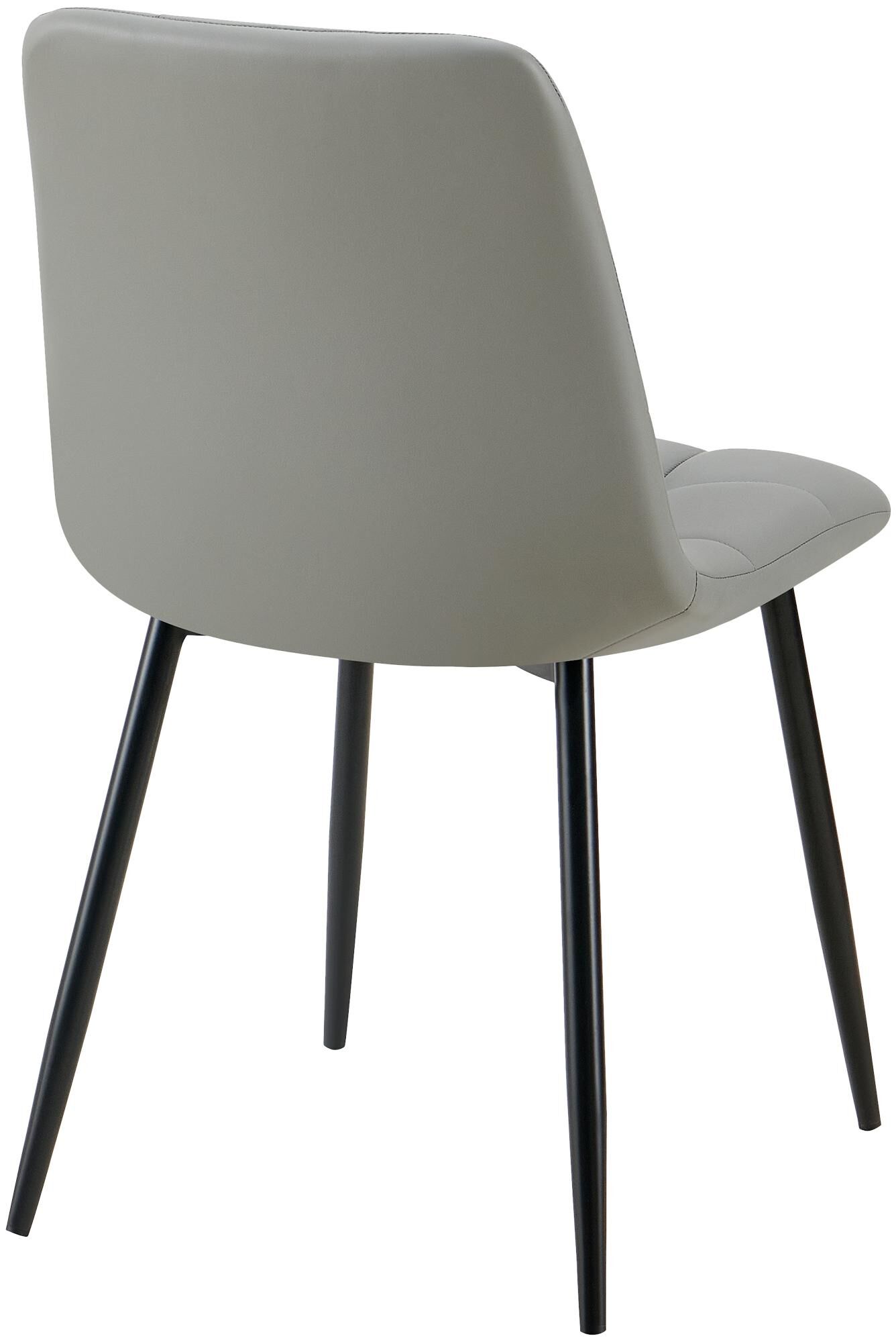 Esszimmerstuhl Antibes Kunstleder, hellgrau