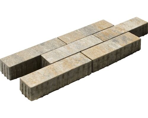 Pflasterstein Rechteckpflaster Crescendo 30x10x8 cm, Muschelkalk mit Microfase