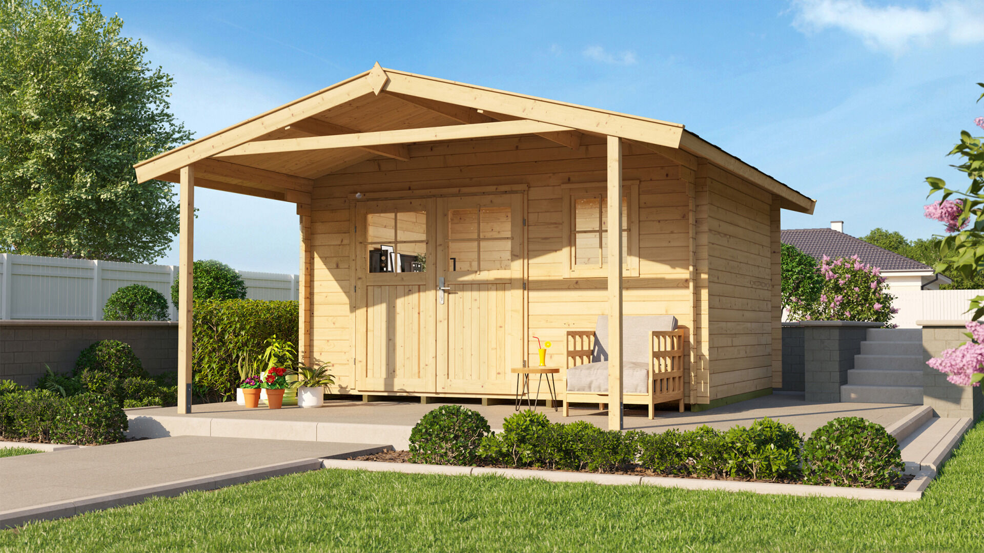 weka Gartenhaus 111 A 4,6x5,9m