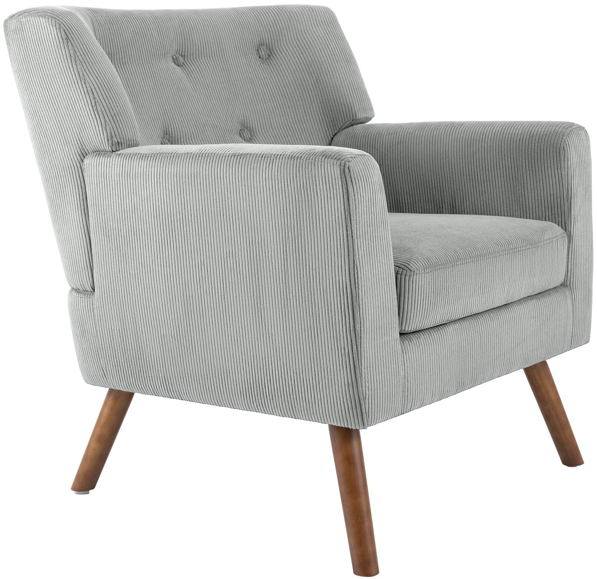 Sessel Kioni Cord, grau