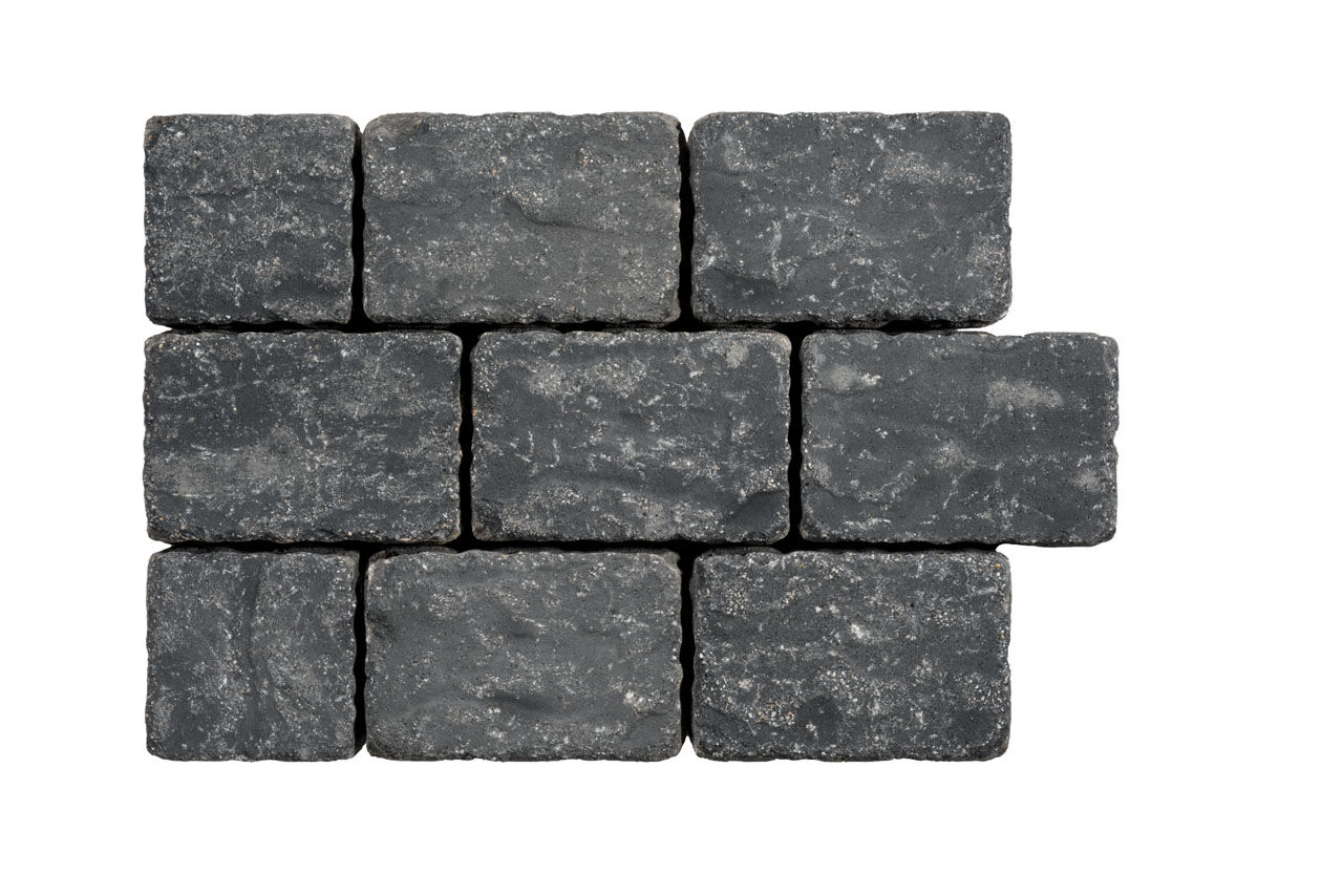 Pflasterstein Rechteckpflaster Capriccio VITA anthrazit-antik 21 cm x 14 cm x 8 cm