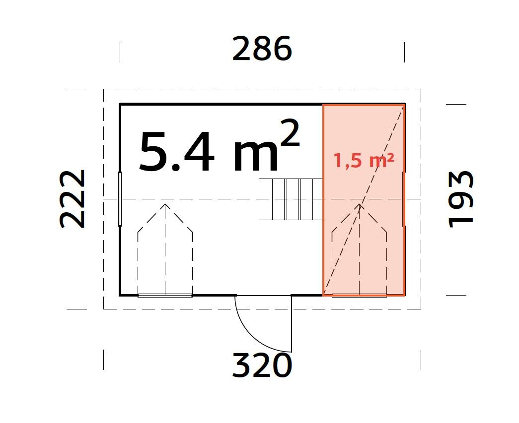 Palmako Kinderspielhaus Marie 5,4 m²