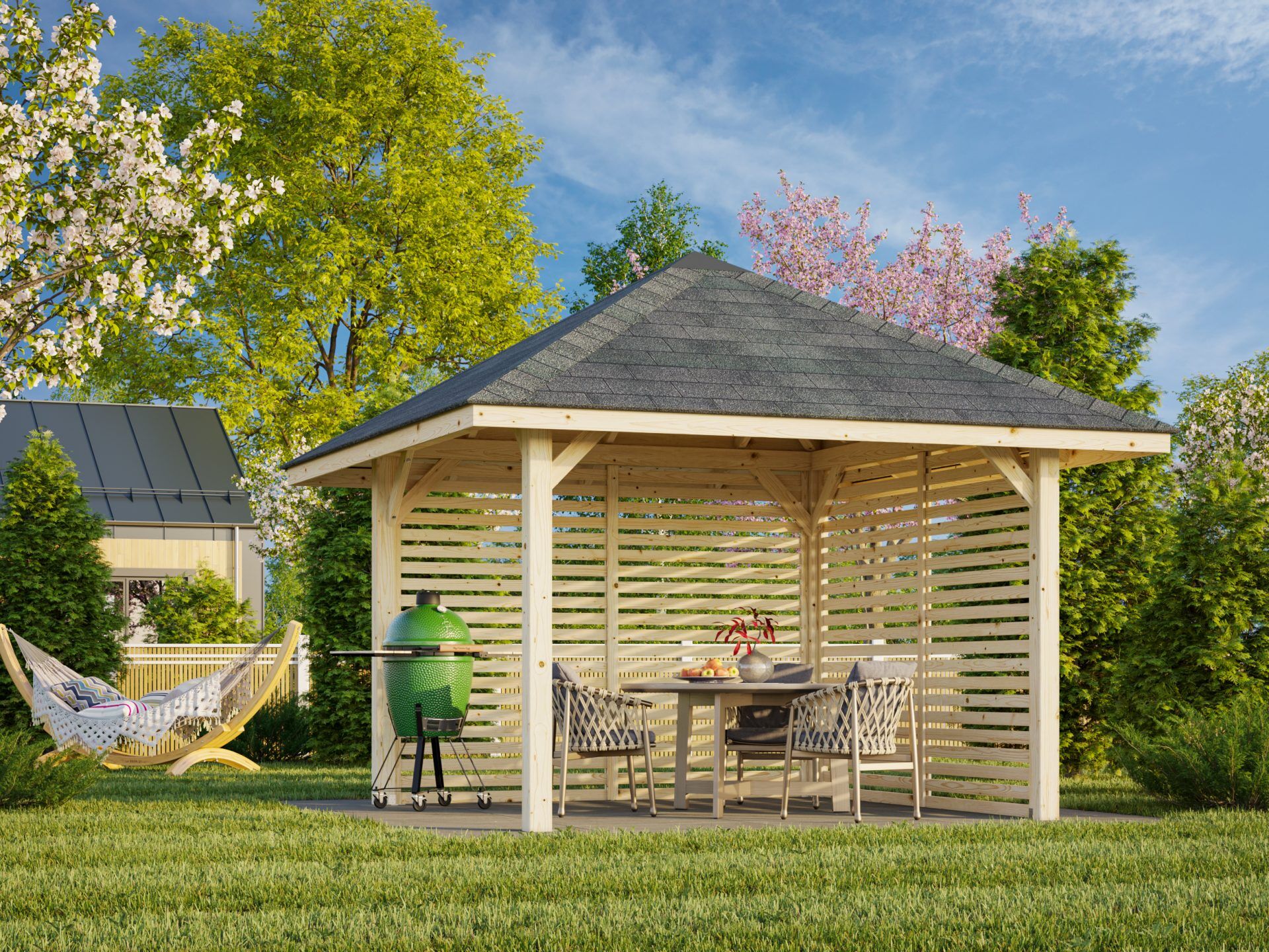Palmako Pavillon Bianca 8,3 m2 Set 102
