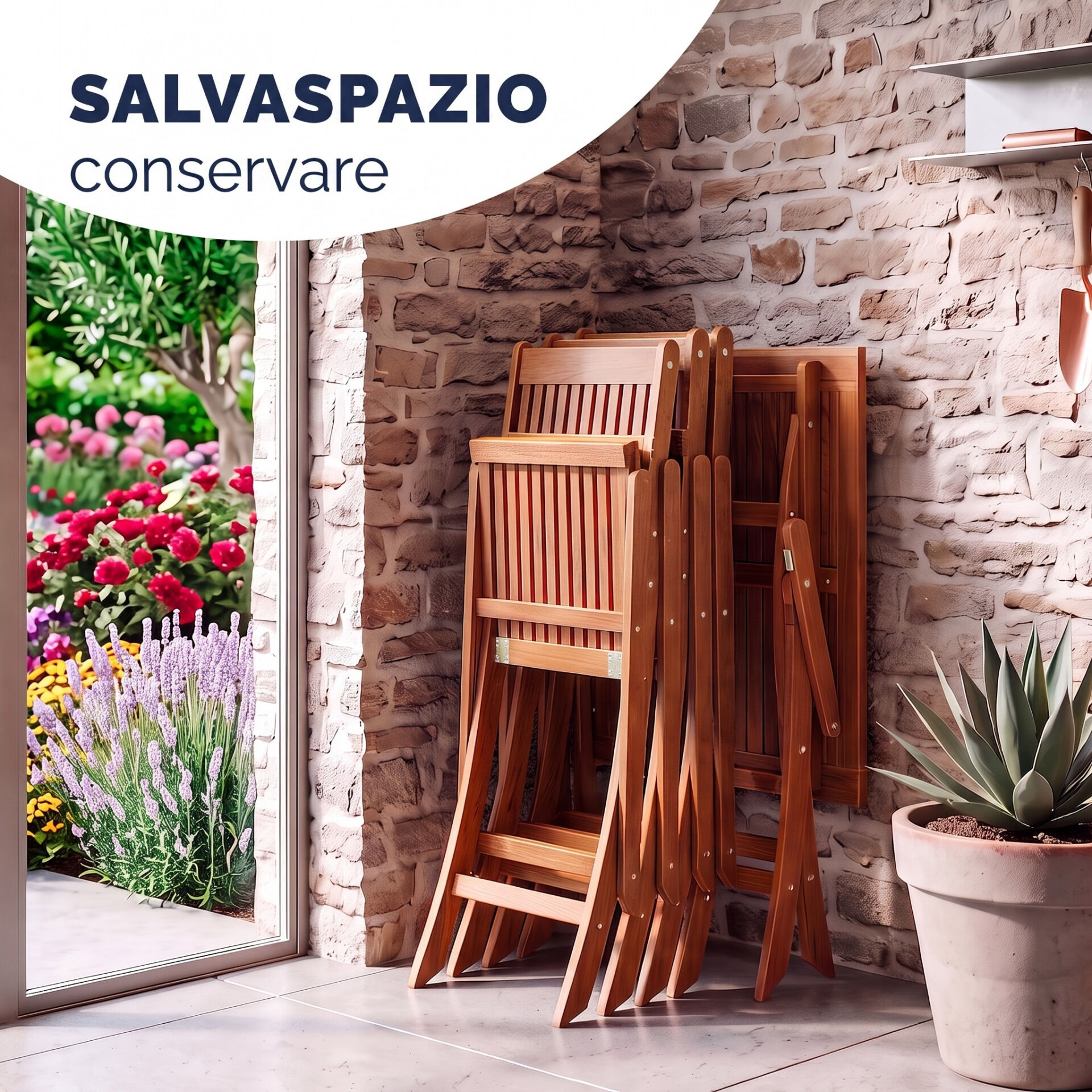 Garten-Sitzgruppe Sydney 5-tlg Akazienholz FSC®-zertifiziert