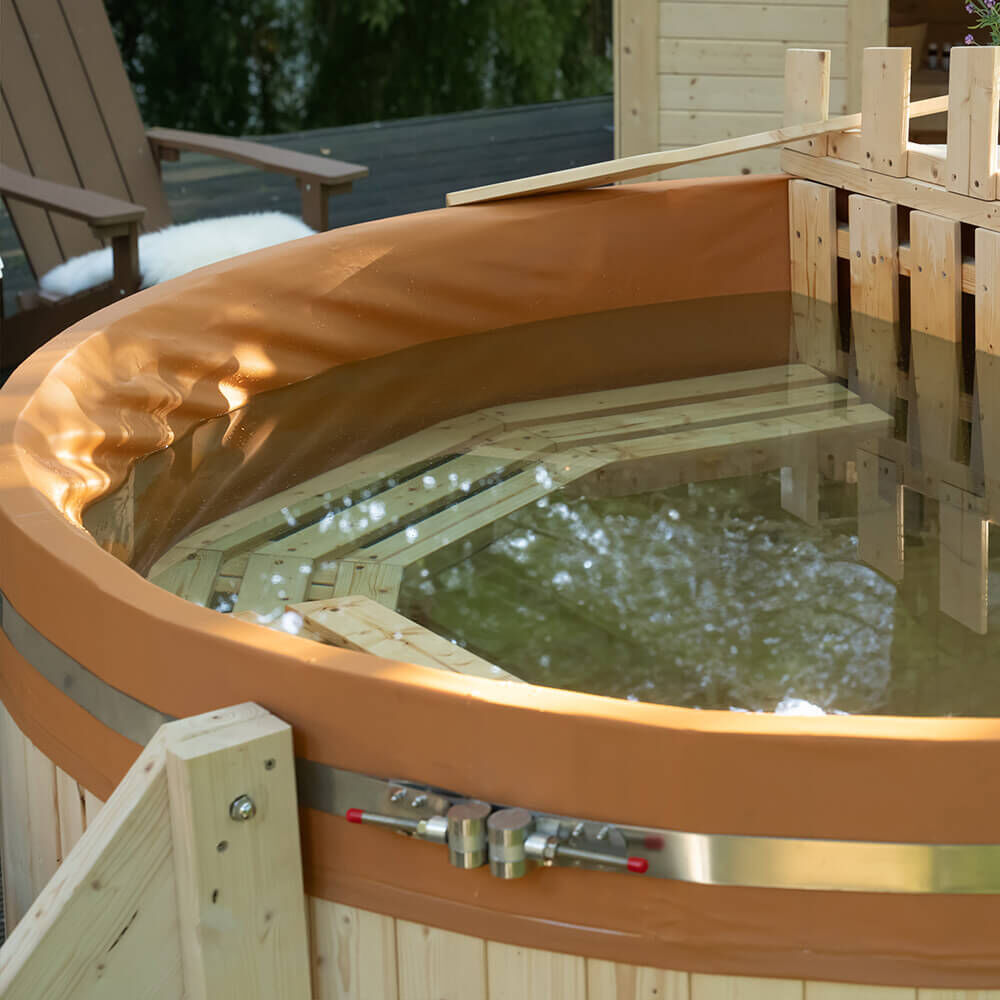 Hot Tub mit Ofen SKANDI M - Ø180cm