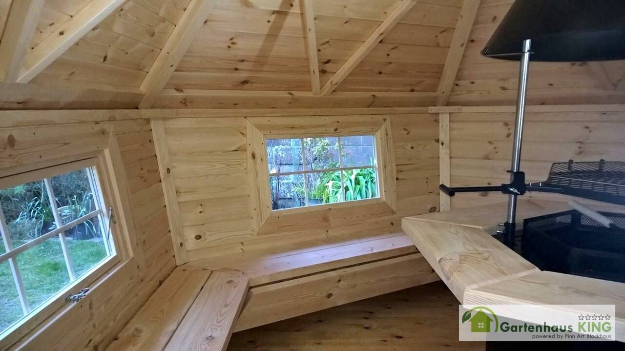 Finn Art Grillkota Exklusiv 9,2 m² Innenansicht