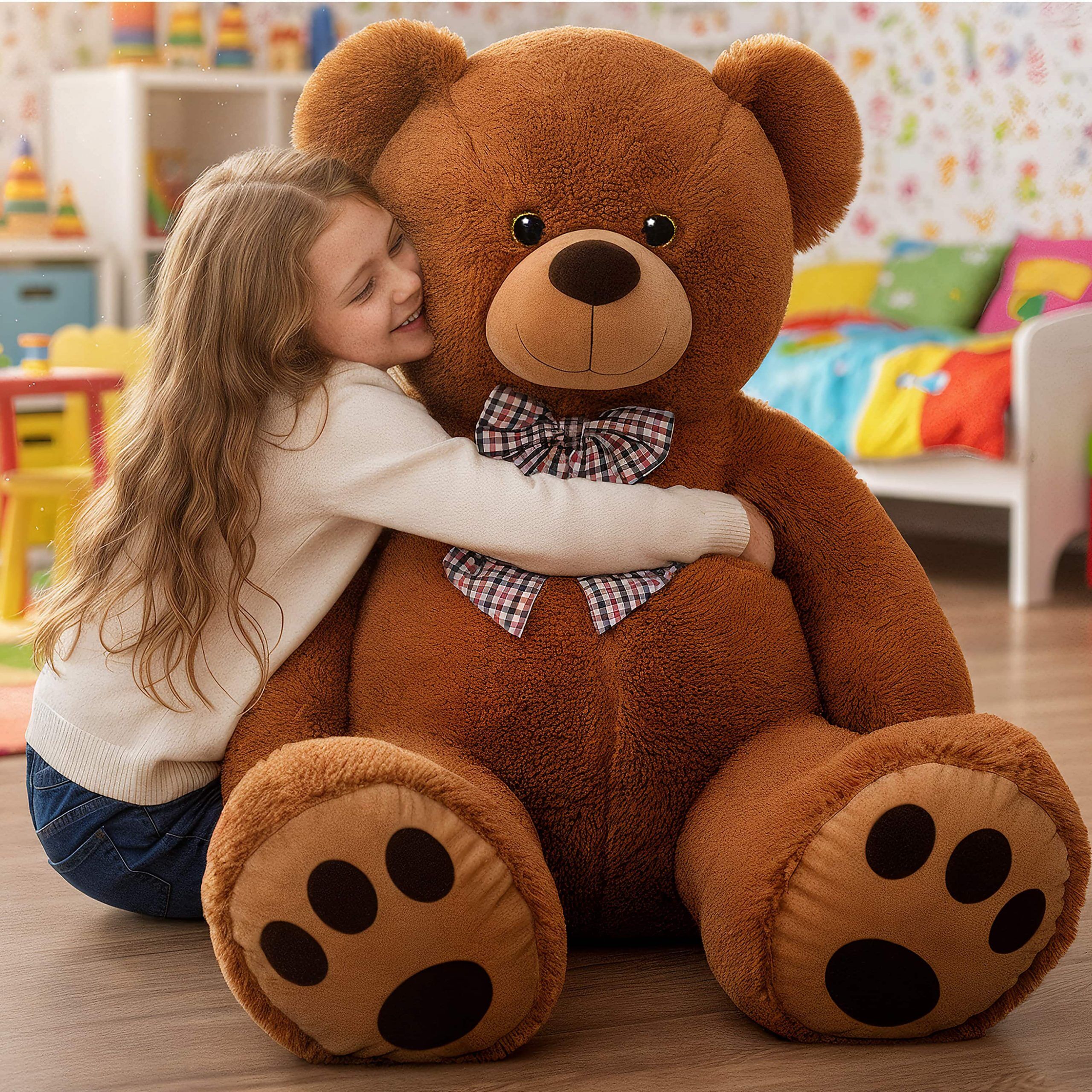 Plüschtier Teddybär XXL Braun 150cm