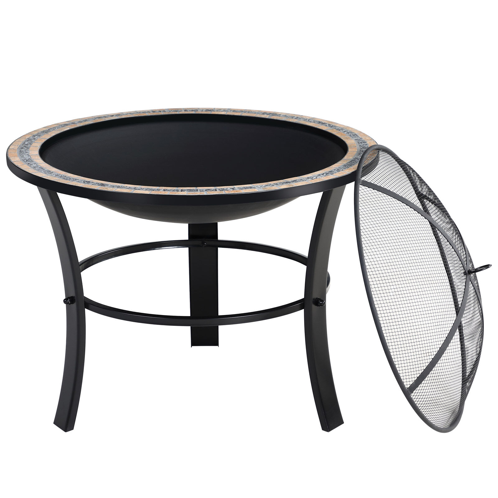 Feuerschale Fuego Mosaik Stahl Ø76cm