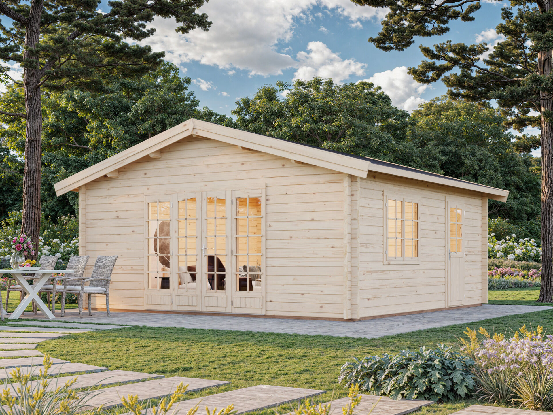 Palmako Gartenhaus Irene 27,7 m²