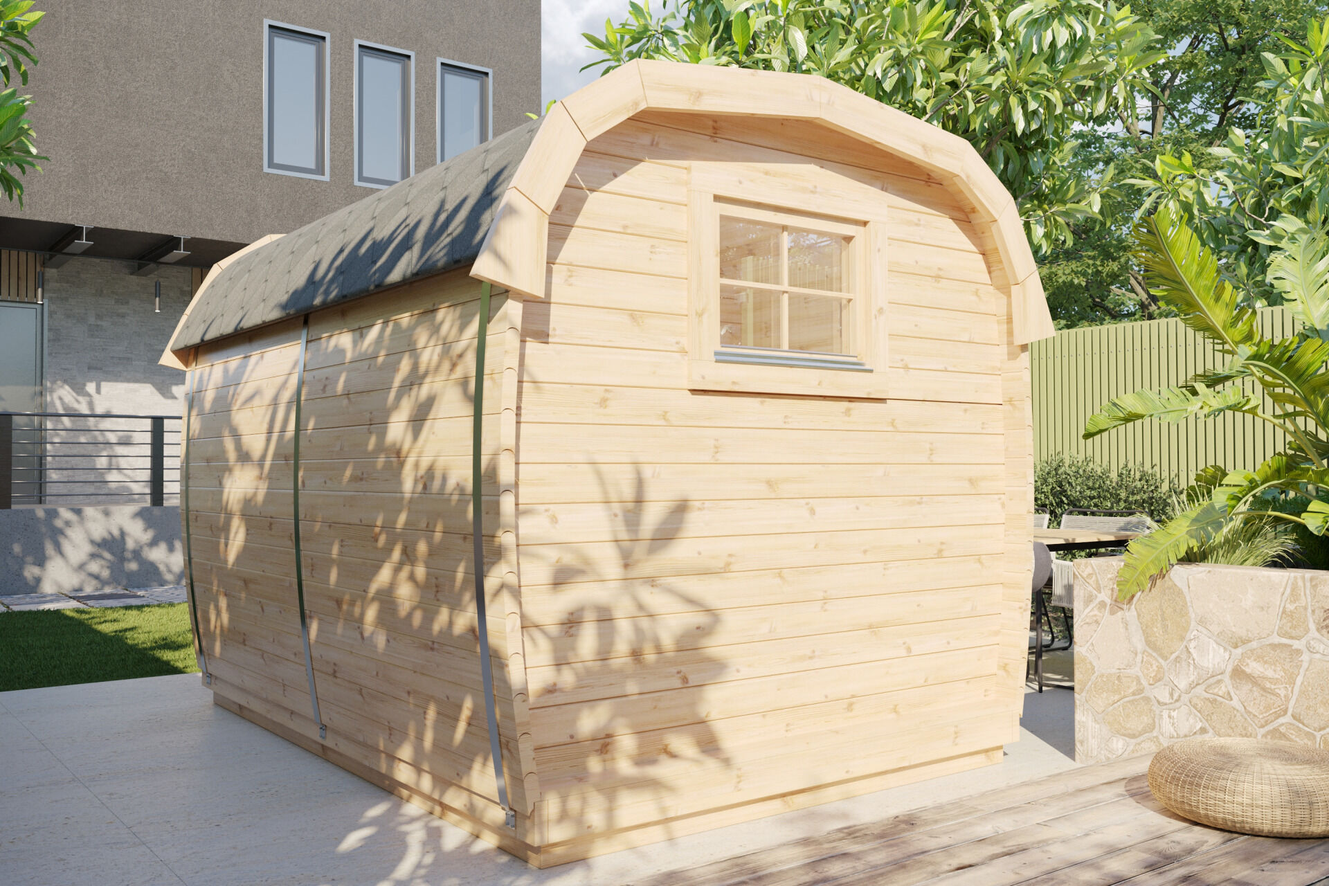 Camping Bus Tromso 230x300, Montiert