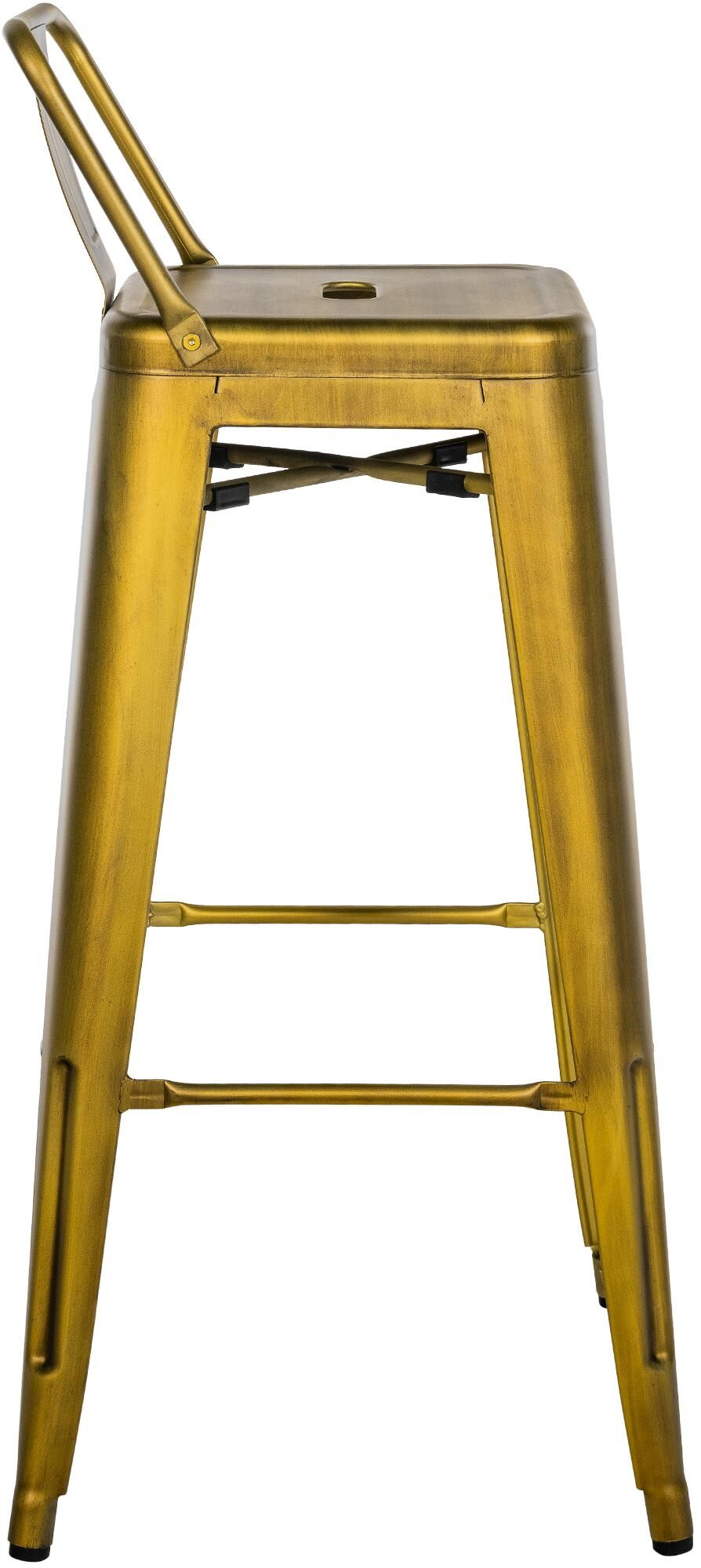 4er Set Barhocker Mason, gold