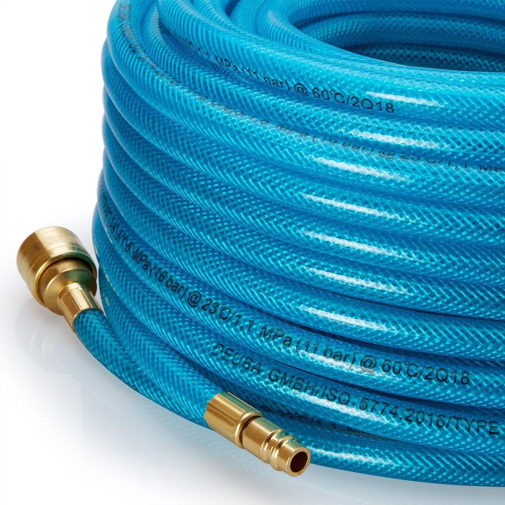 Druckluftschlauch 30m Schnellkupplung/Stecker