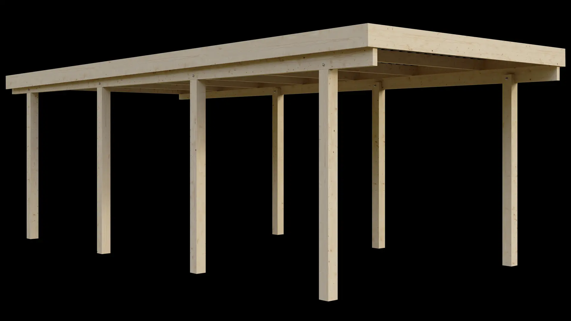 Carport VC 310x700 Fichte