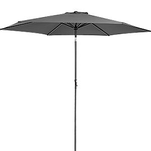 Sonnenschirm Anthrazit Alu Ø300cm UV-Schutz 80+