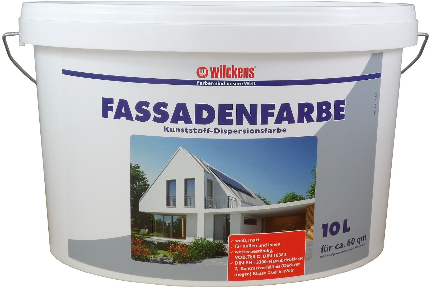 Wilckens Fassadenfarbe Weiß matt 10l