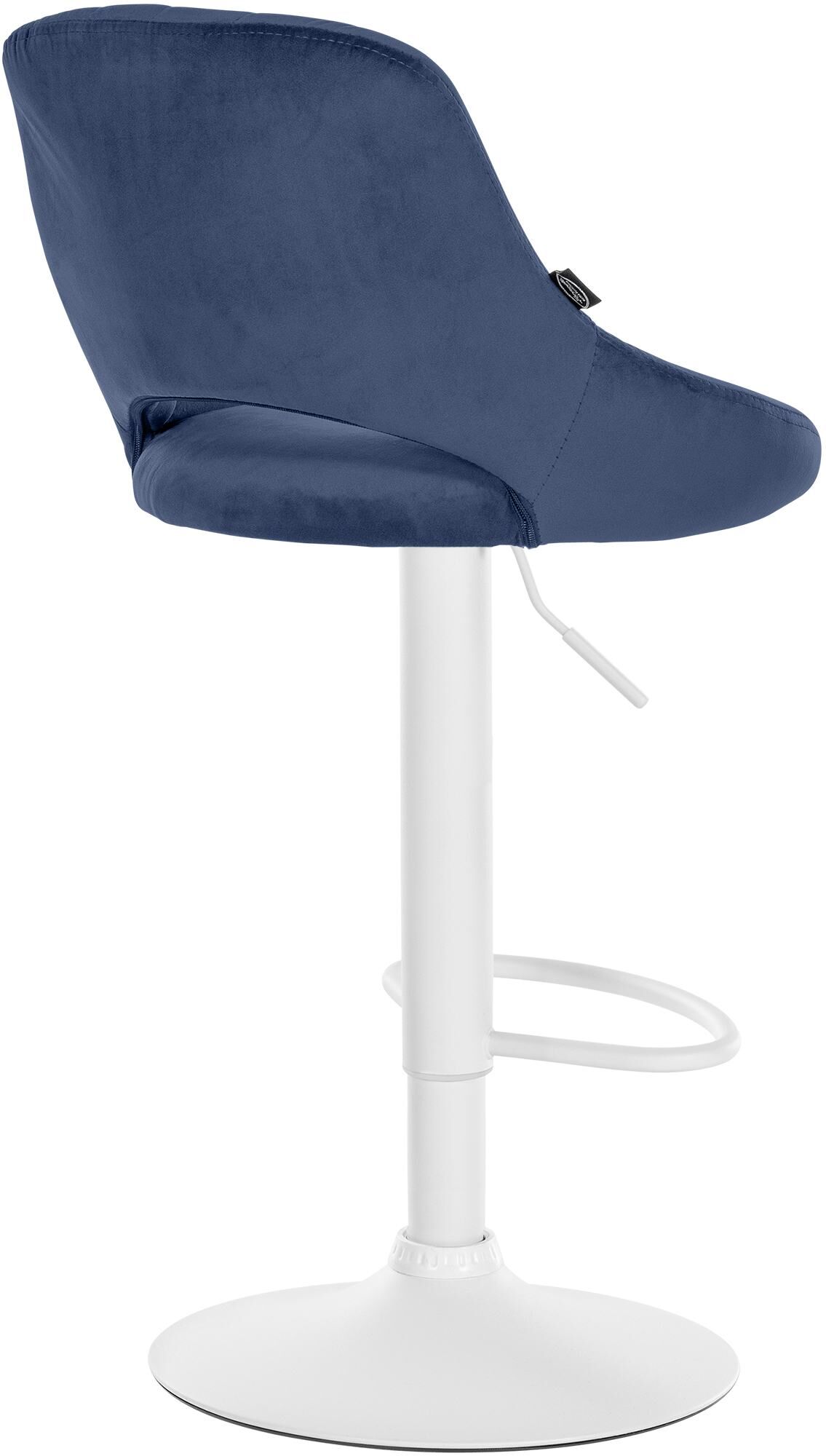 2er Set Barhocker Milet Samt W, blau