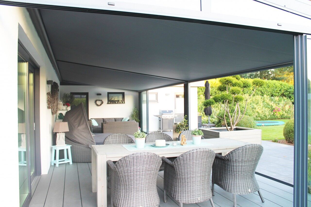 Unterdachmarkise Trend 250 SZ anthrazit 5 x 3 m