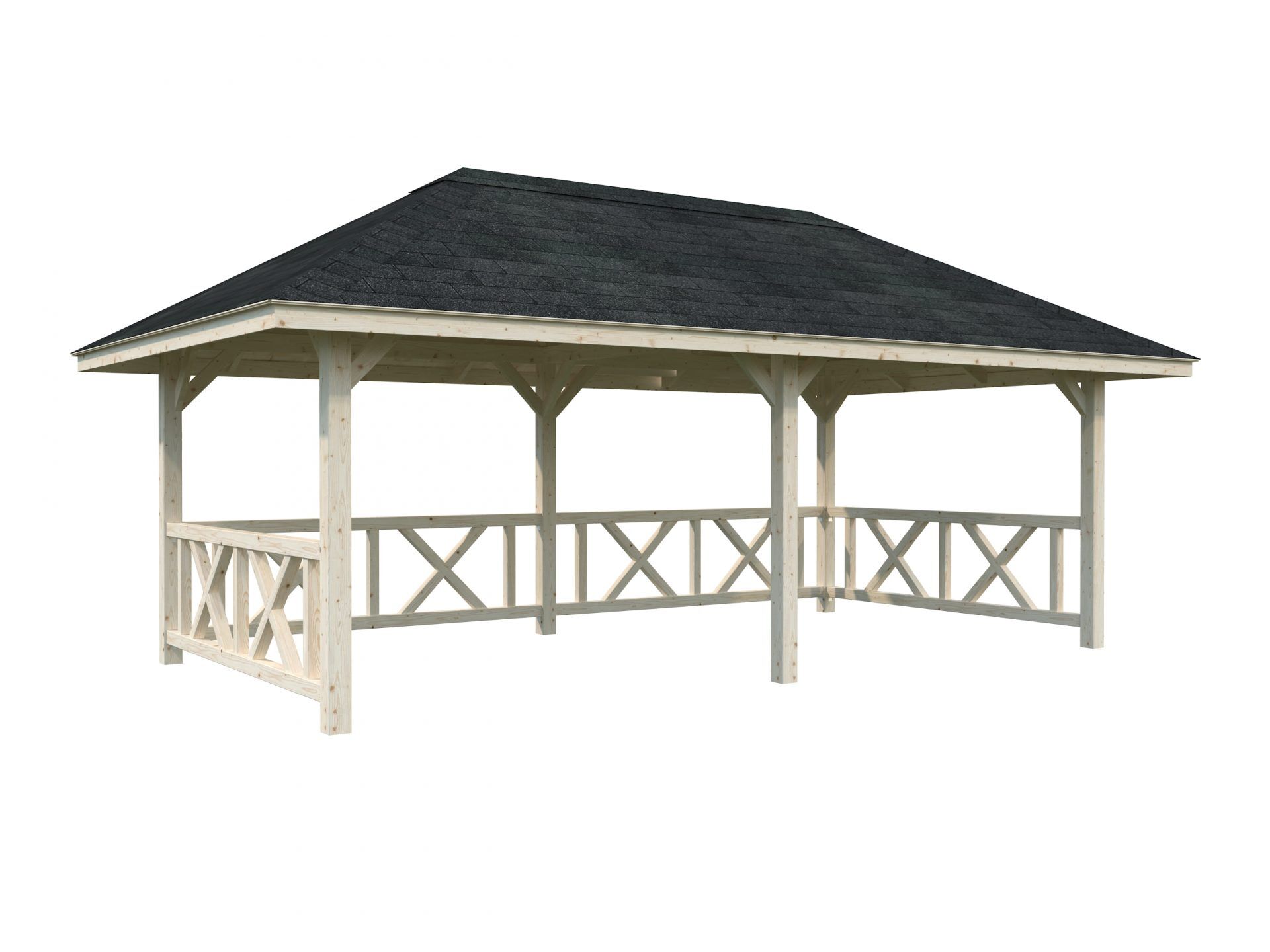 Palmako Pavillon Bianca 16,6 m2 Set 107