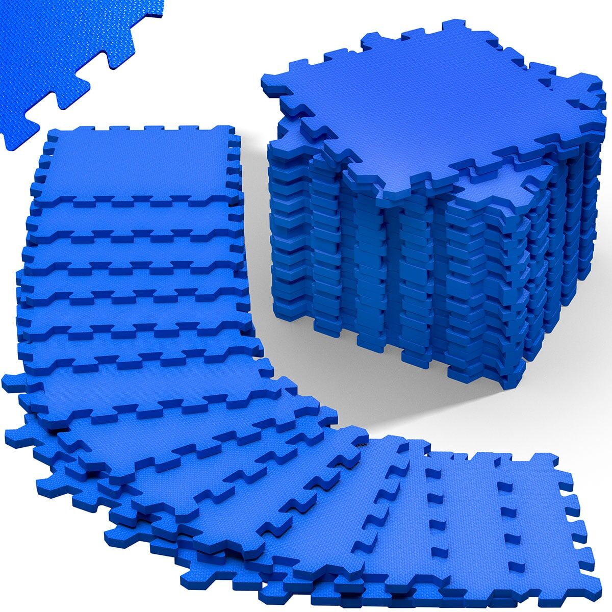 Bodenschutz-/Puzzlematten 32-tlg Blau 180x360x1cm