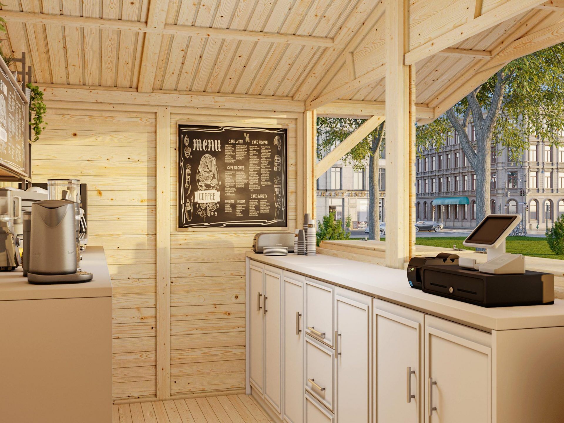 Palmako Marktstand Stella 5,0 m²