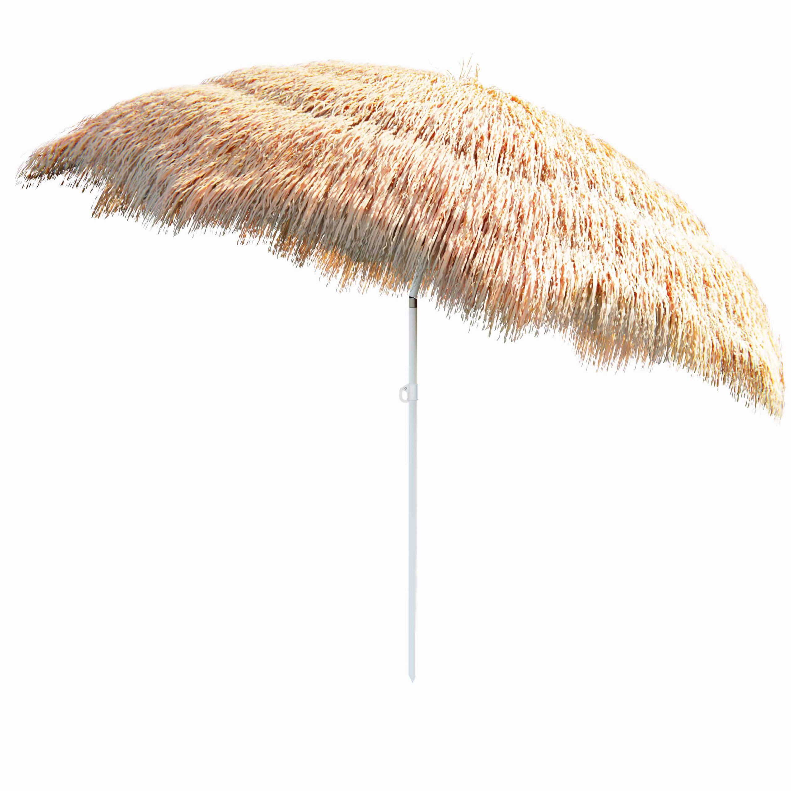 Sonnenschirm Hawaii Natur Ø160cm UV-Schutz 30+