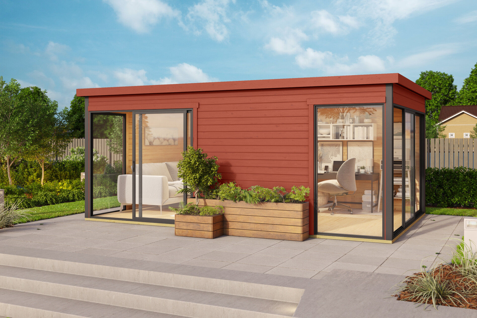 Lasita Maja Gartenhaus Domeo 3