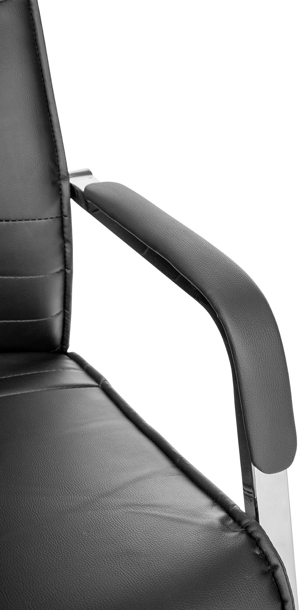 2er Set Besucherstuhl Hobart, schwarz