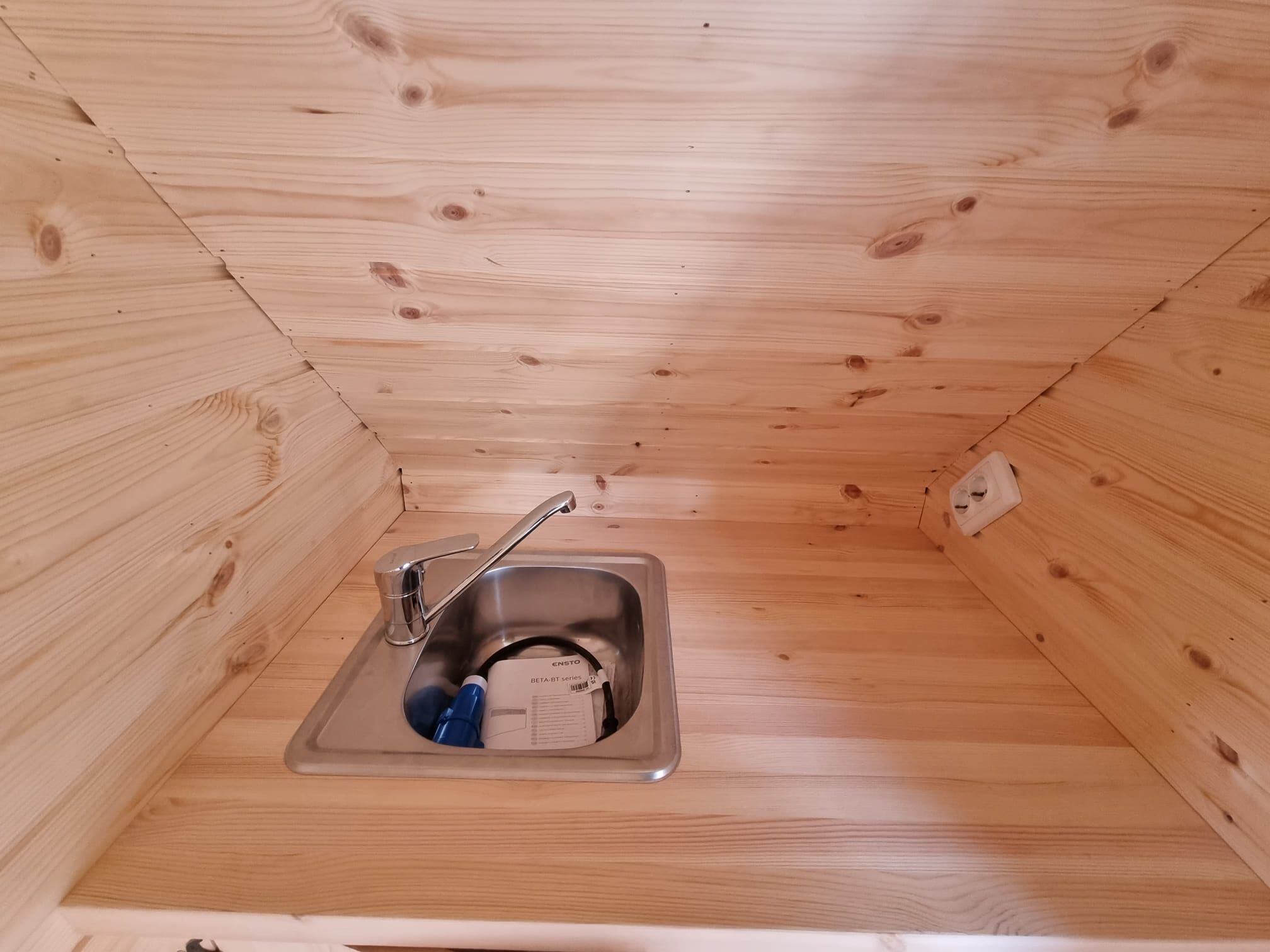Campinghaus Tinyhaus Waldhütte Nordic 2, Rot