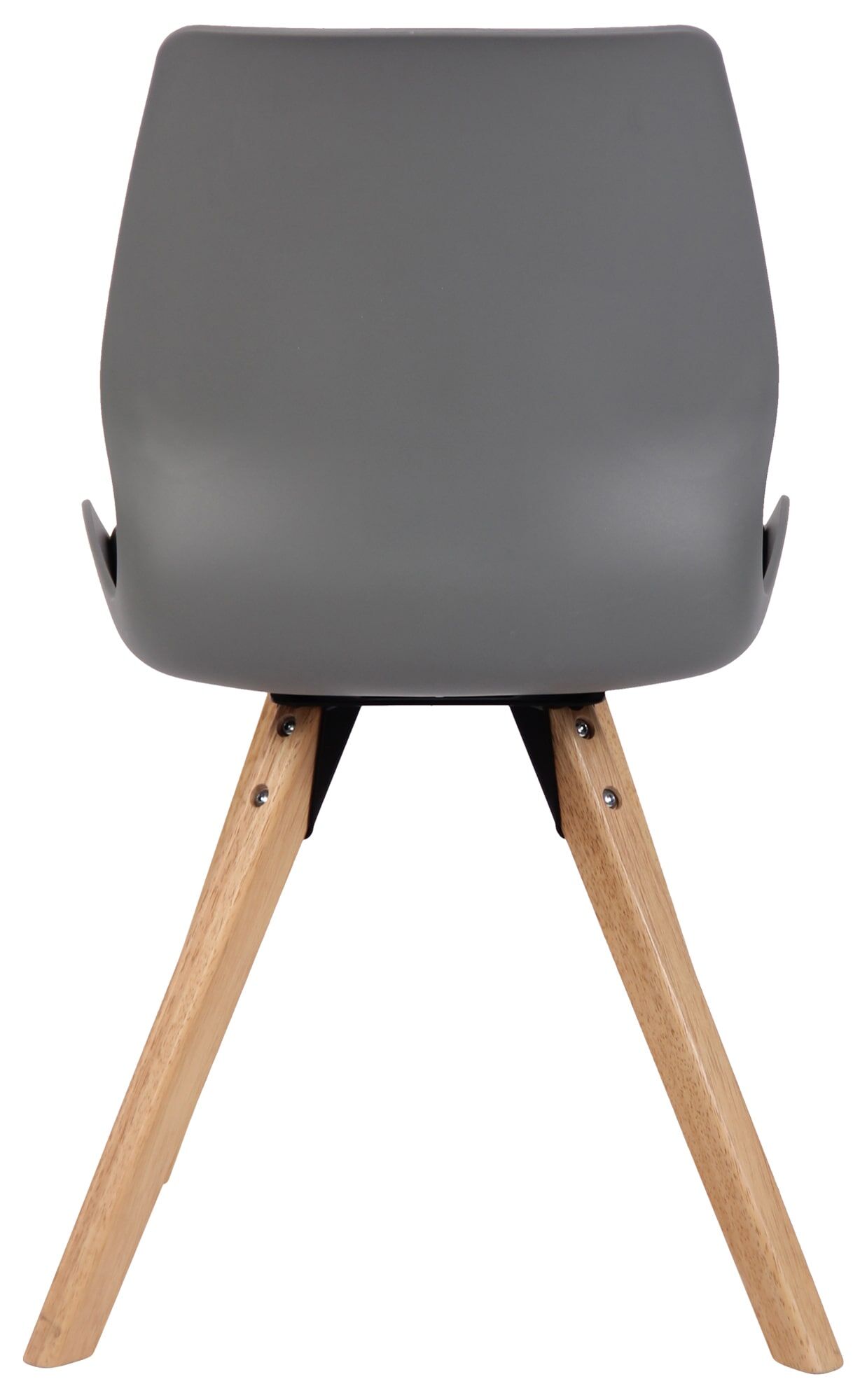 2er Set Stuhl Luna Kunststoff, grau