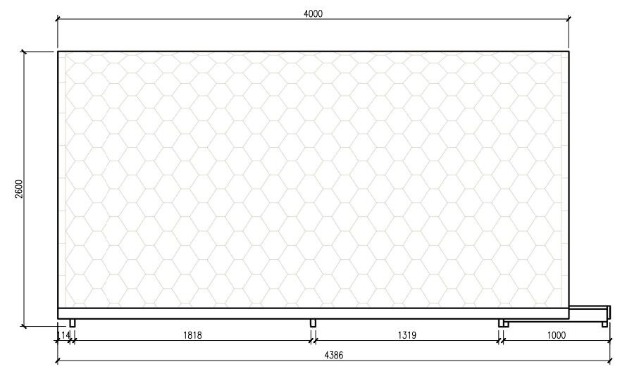 Camping Pod Turku 240x400, Bausatz