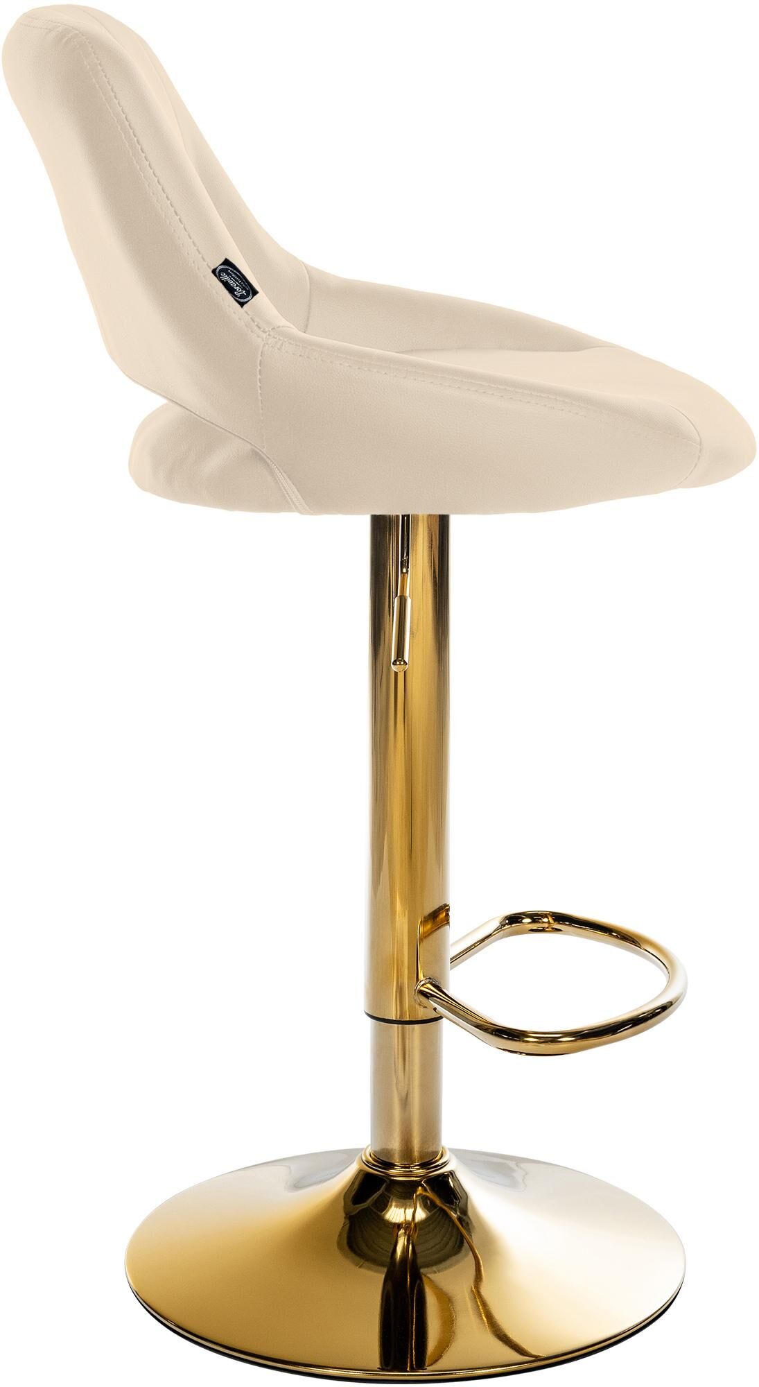 2er Set Barhocker Milet Kunstleder G, creme