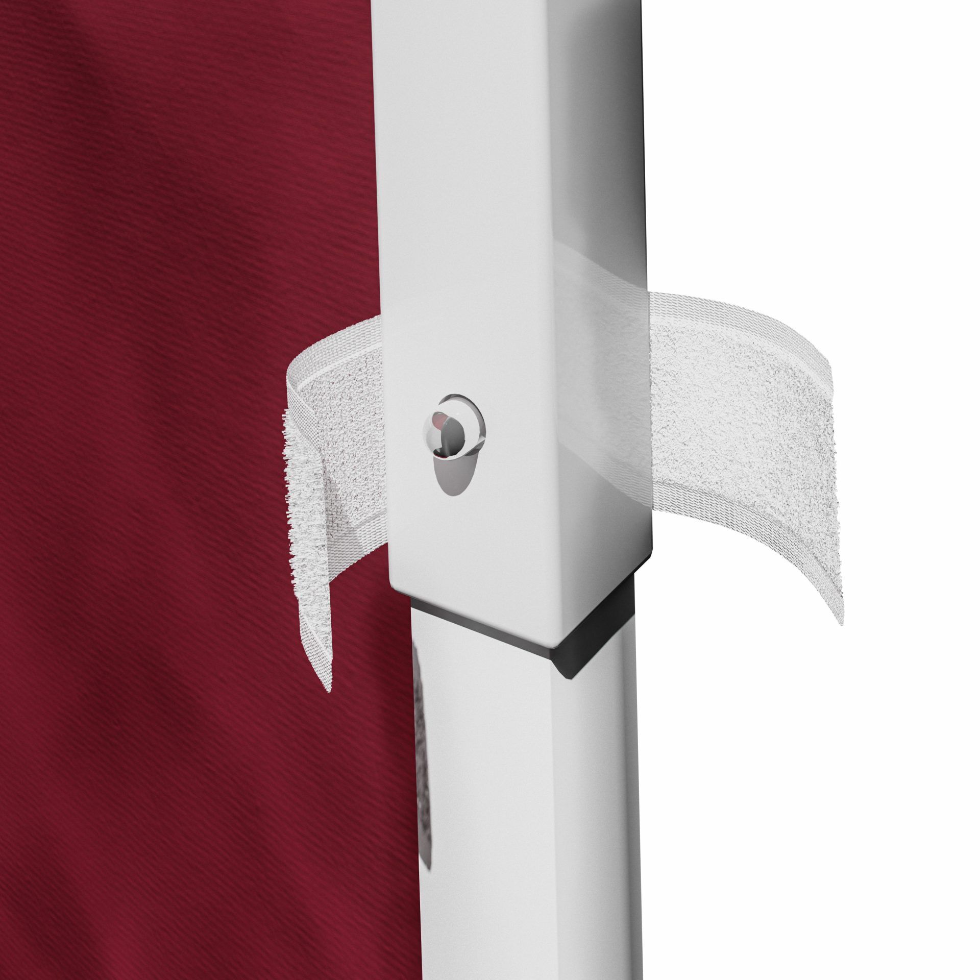 Seitenwand Faltpavillon Capri 2er-Set Rot 3x3m