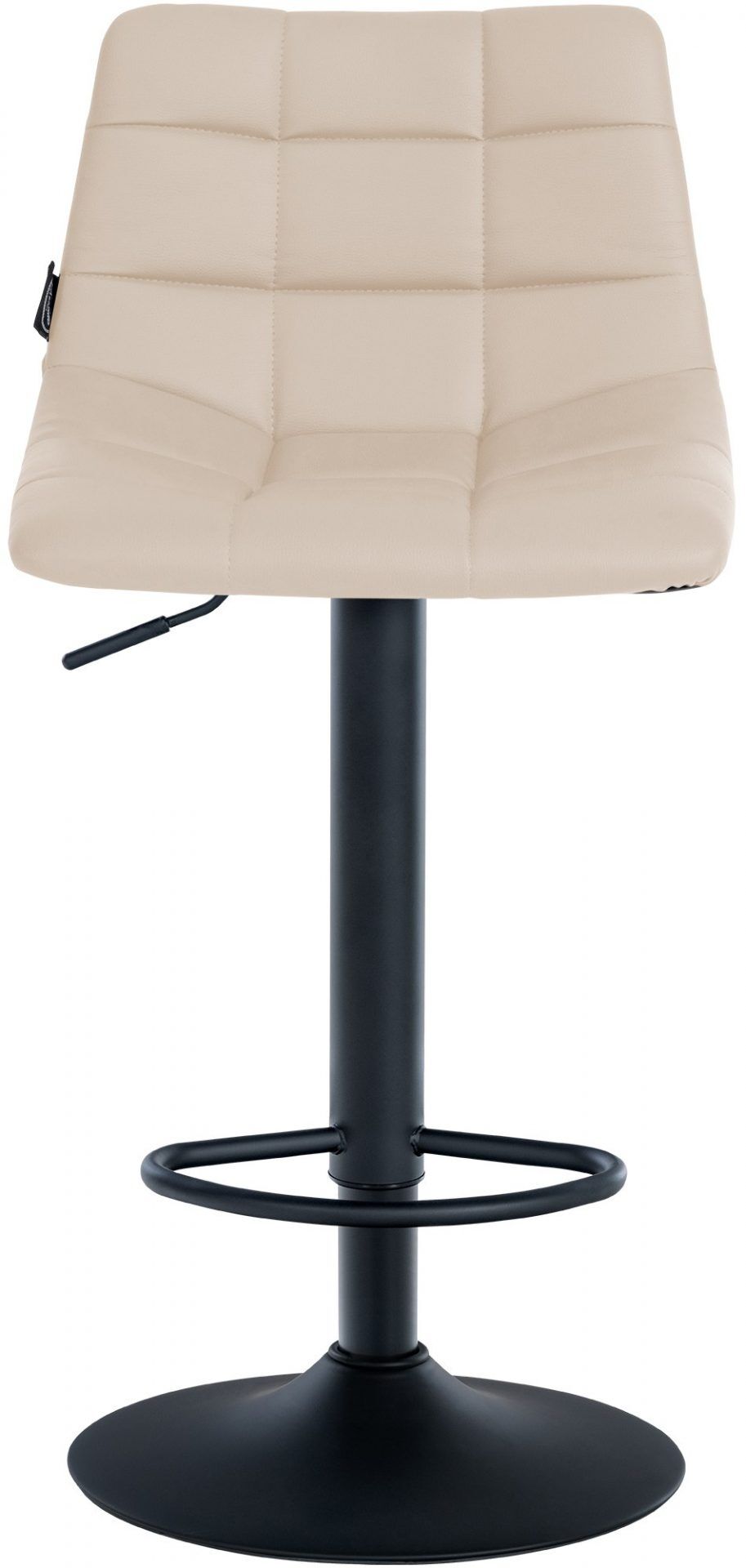 2er Set Barhocker Jerry Kunstleder schwarz, creme