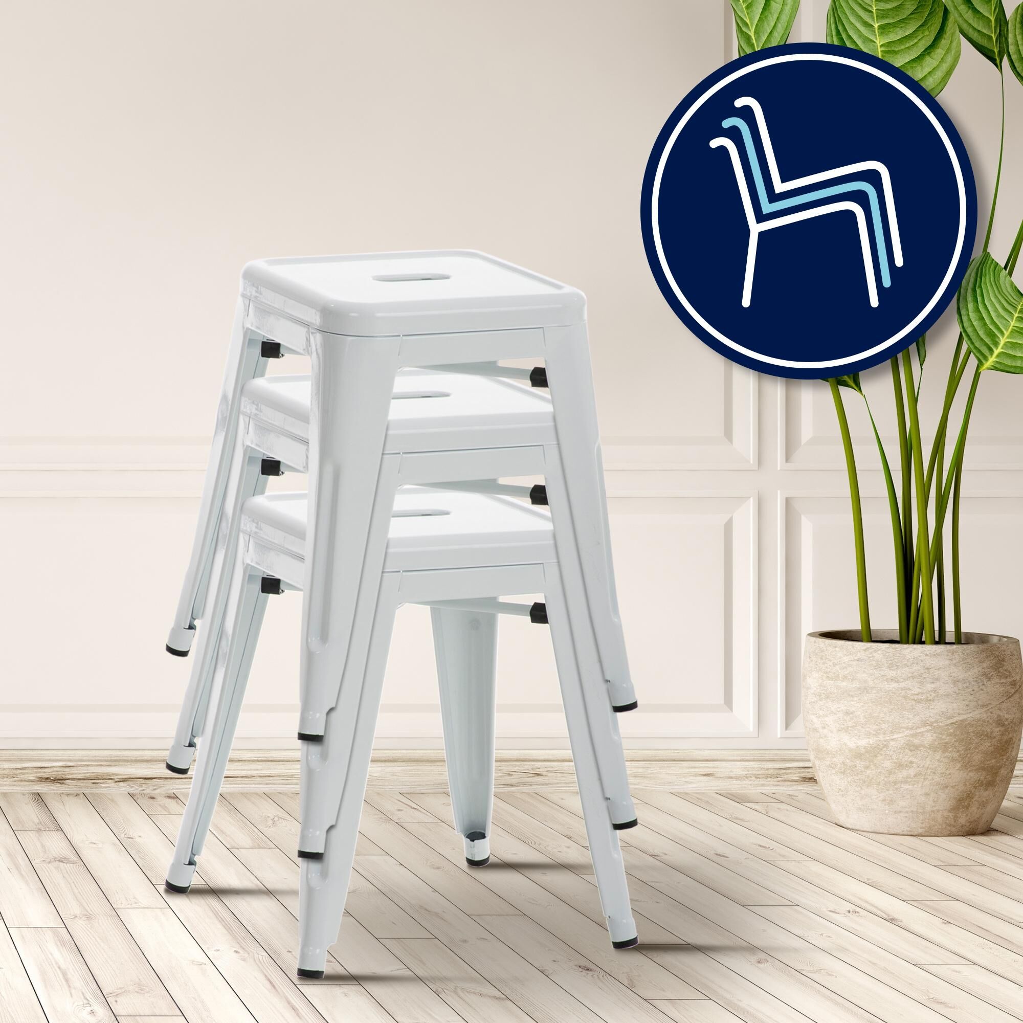 Hocker Armin, weiß