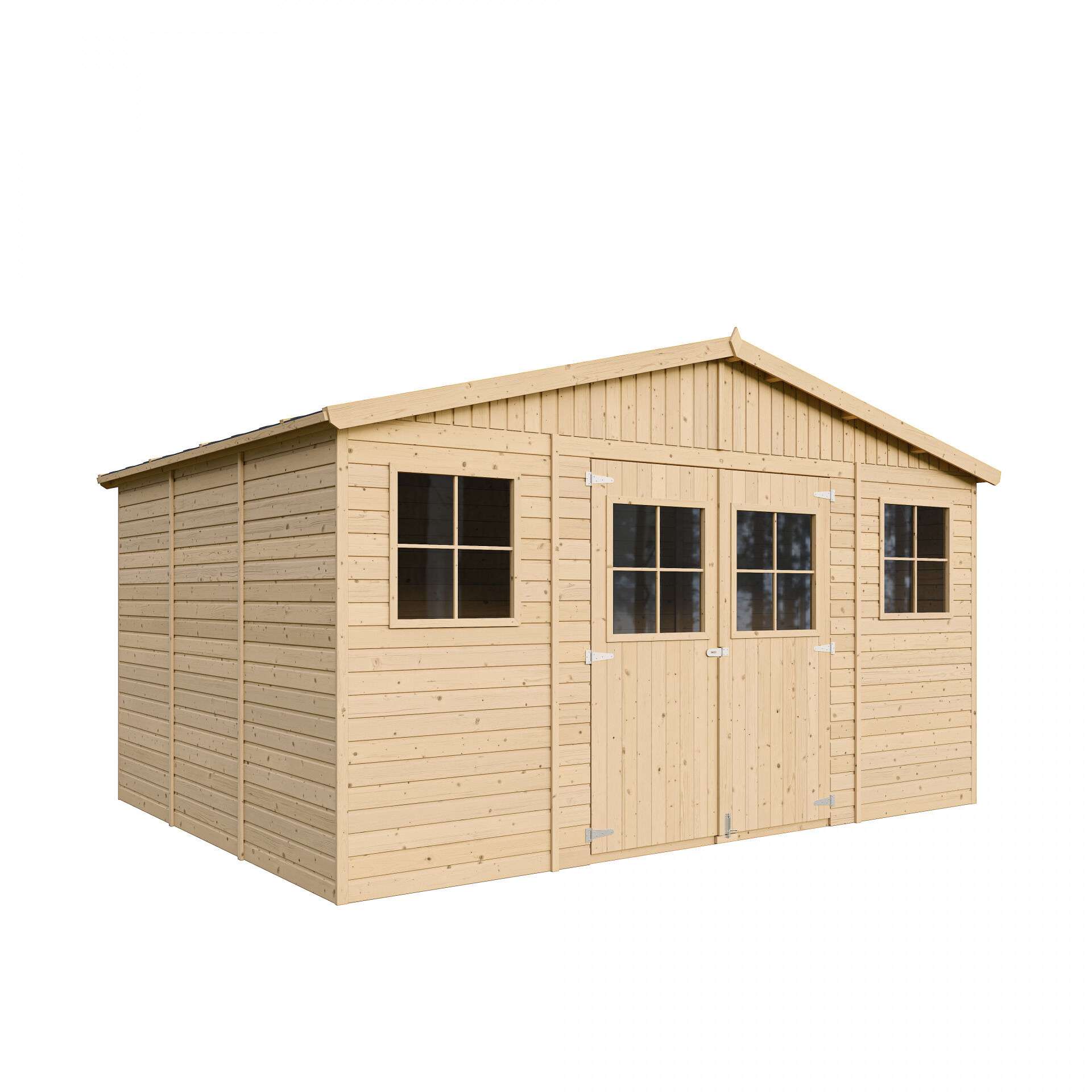 Gartenhaus Kurt M331 – Gerätehaus Holz 401 x 297 cm – 12 m2