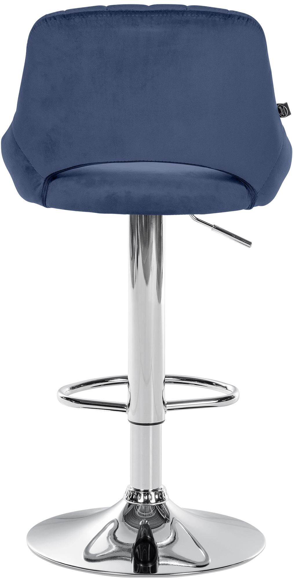 2er Set Barhocker Milet Samt C, blau