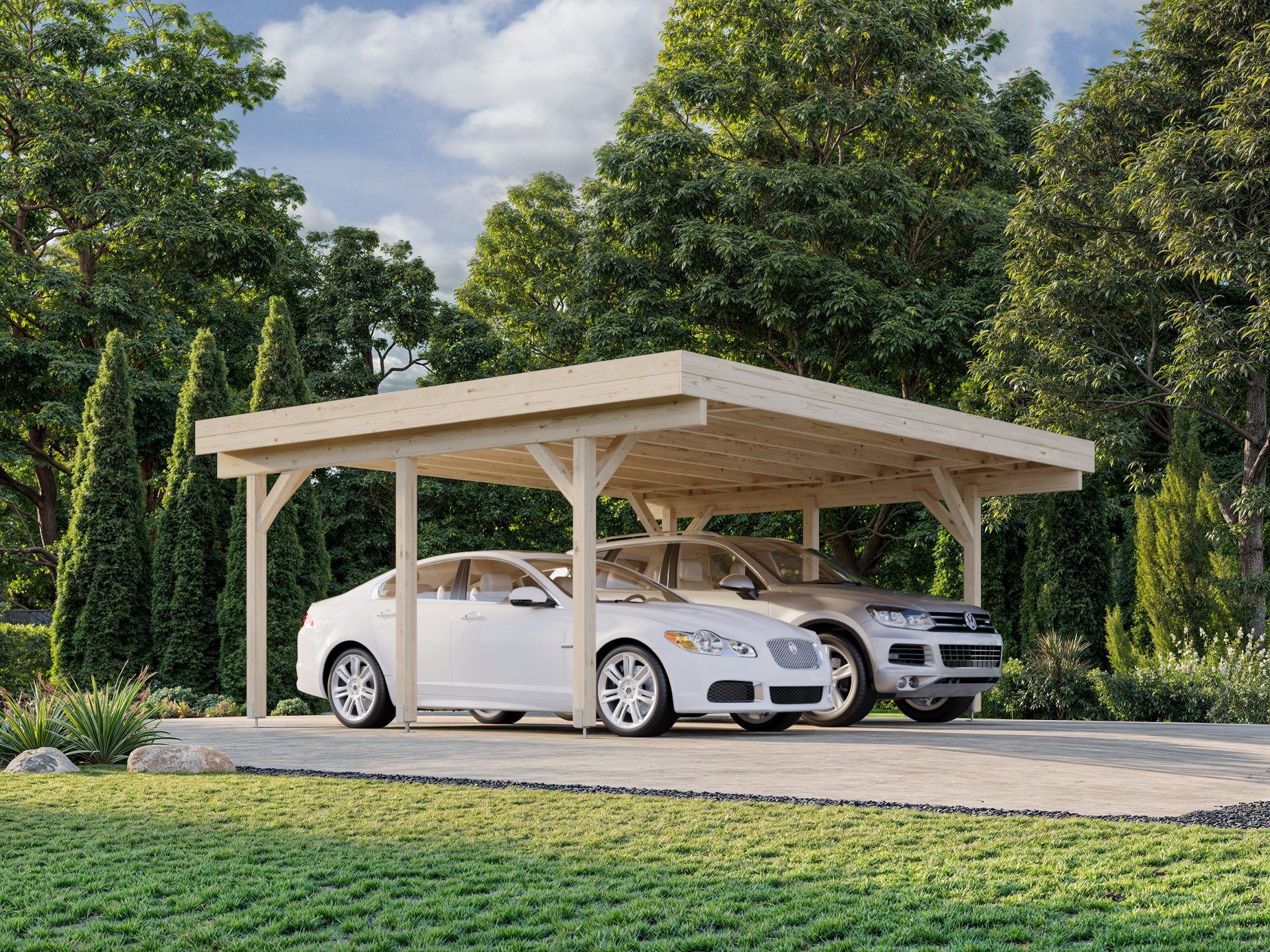 Palmako Carport Karl 20,6 m²