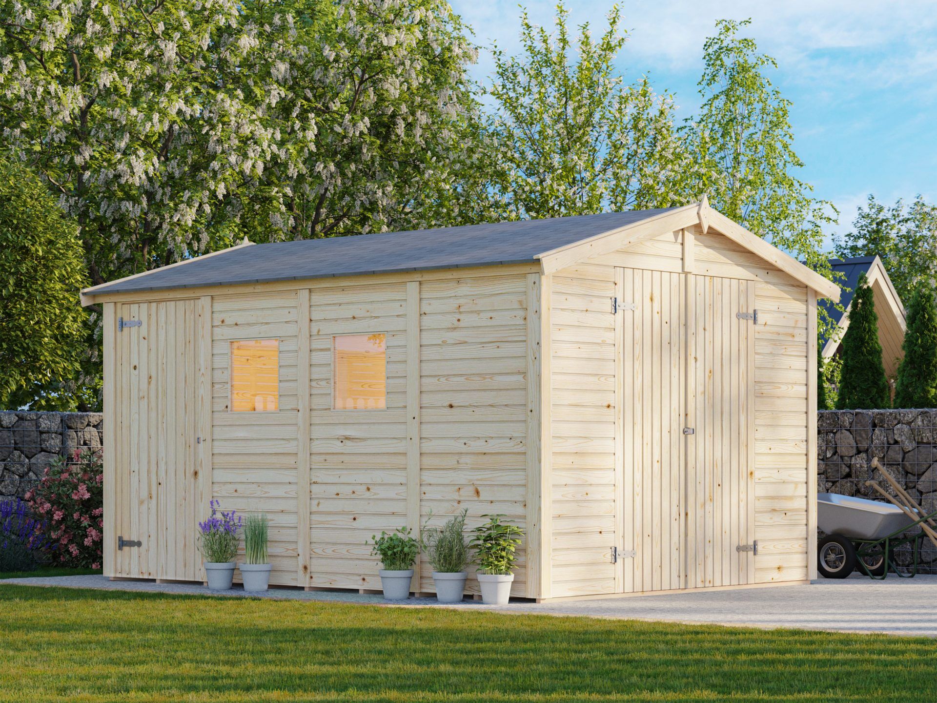 Palmako Gerätehaus Dan 9,9 m²