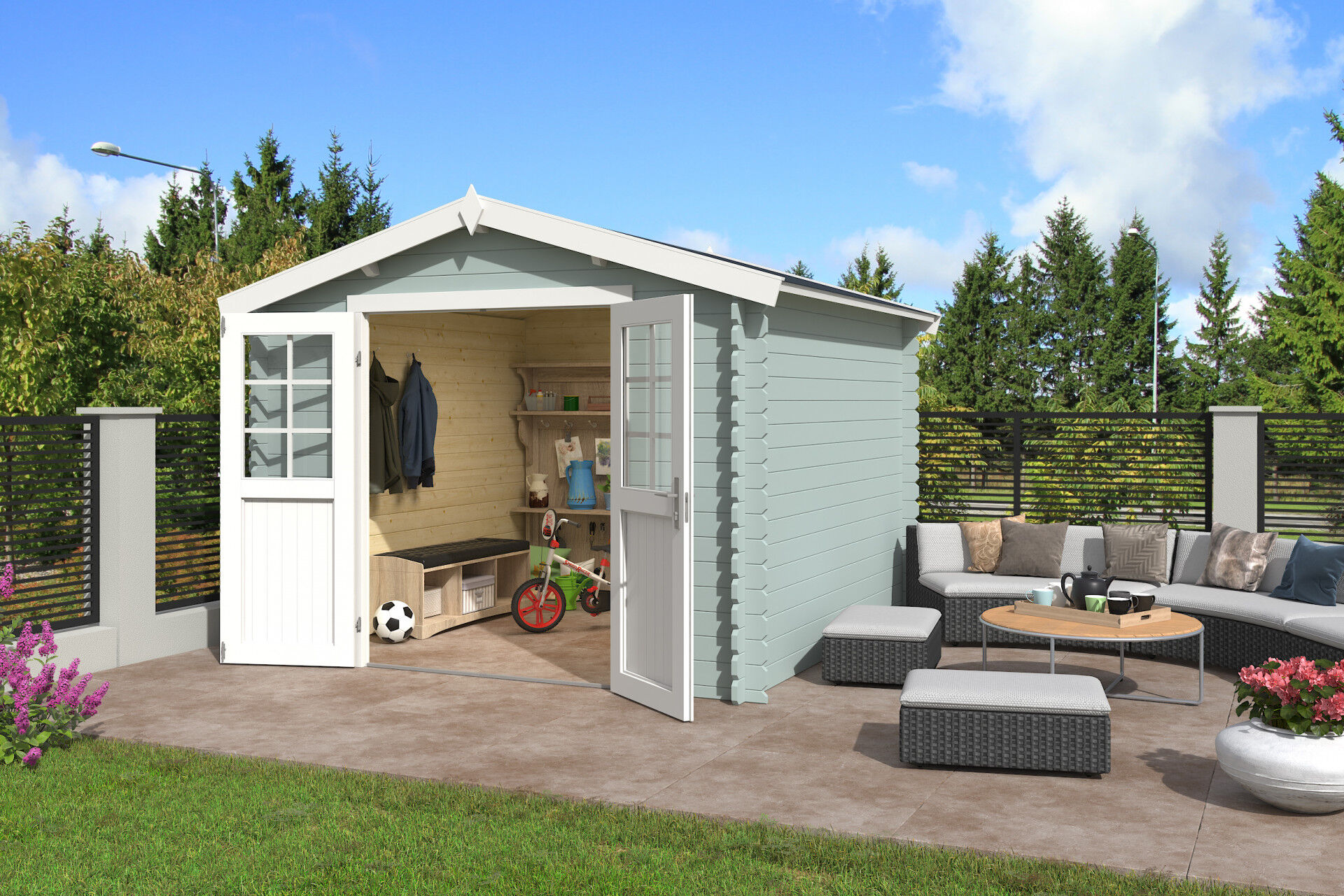 Lasita Maja Gerätehaus Norah 275