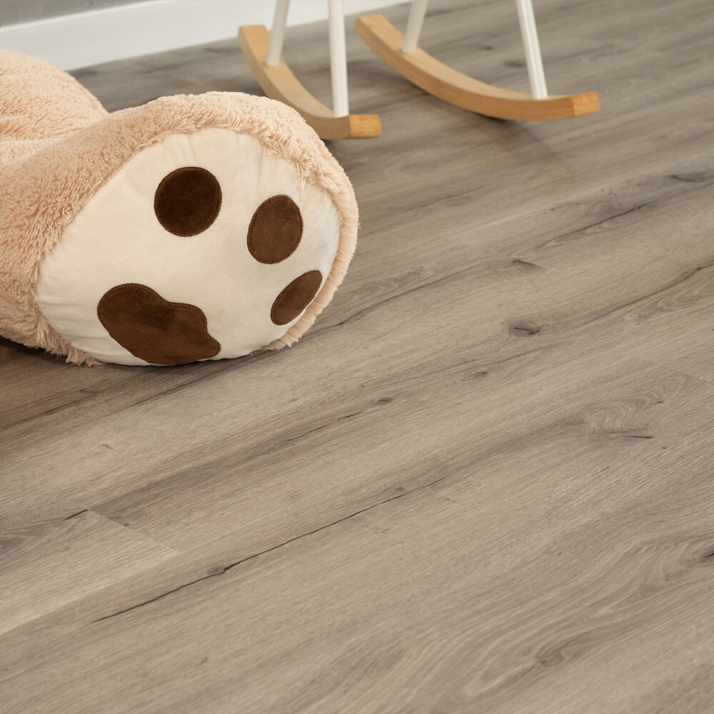 Klick-Vinylboden mit Trittschall ROMIA Grau - 20 m²