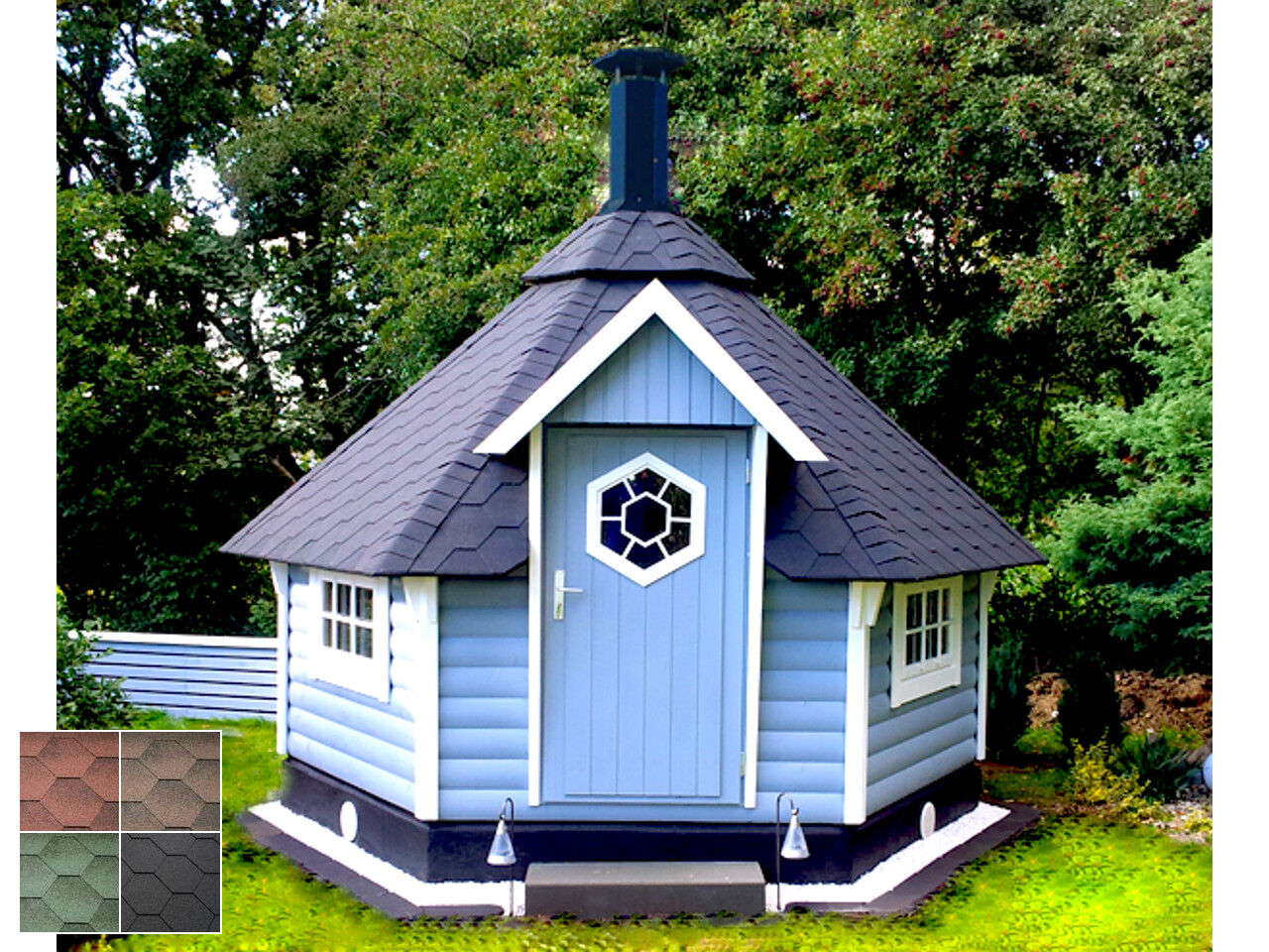 Dach 90% vorgeschindelt für Kota 9 m2 Modelle Finnland