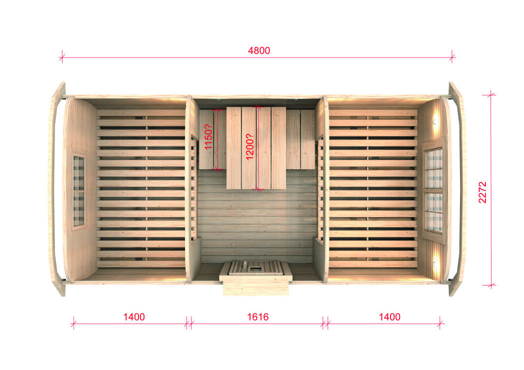 Camping Bus Tromso 230x480, Bausatz