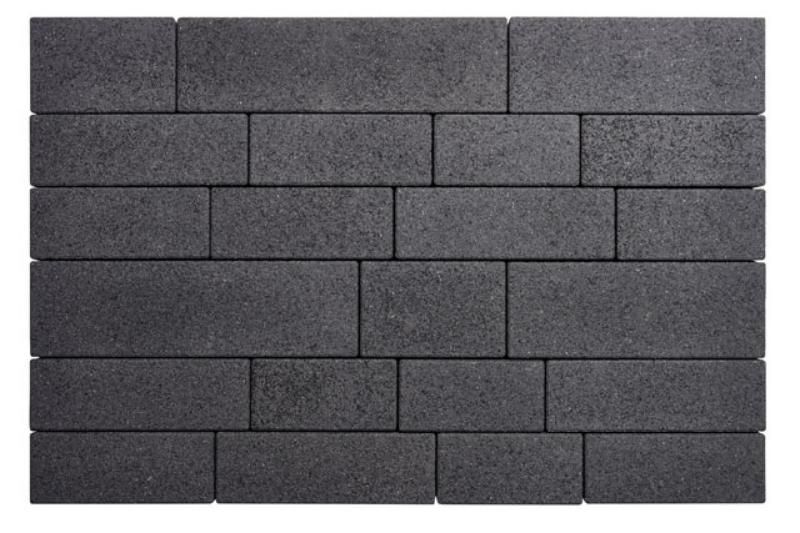 Pflastersteine Allee-City Verlegeeinheit 8 cm, Diamant-Schiefer mit Microfase