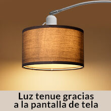 Design Bogenlampe Grau 150-175cm verstellbar